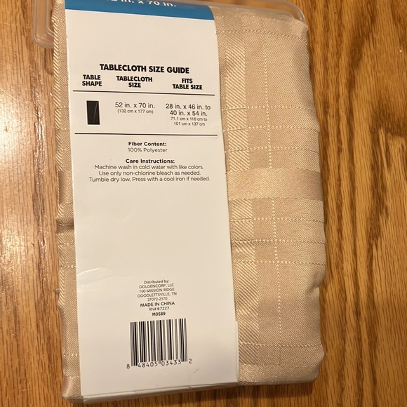 NIP 52x70 wheat tablecloth - Picture 2 of 2